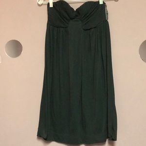 ZARA black strapless dress